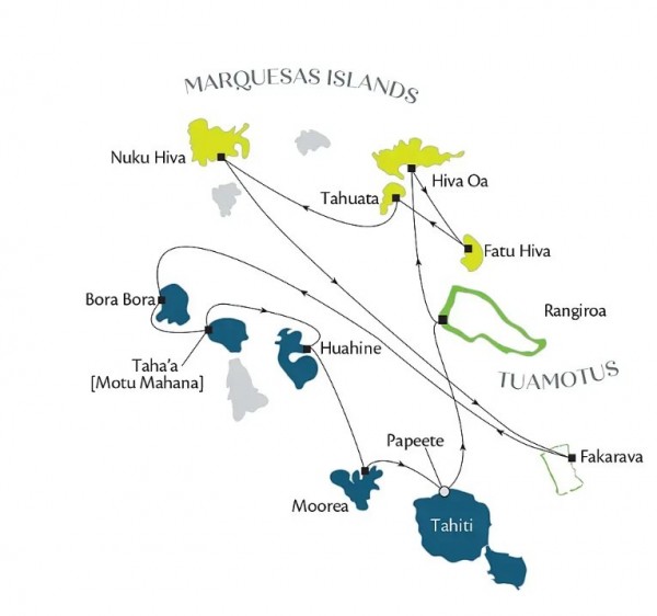 Îles Marquises et Tuamotu - 15 jours