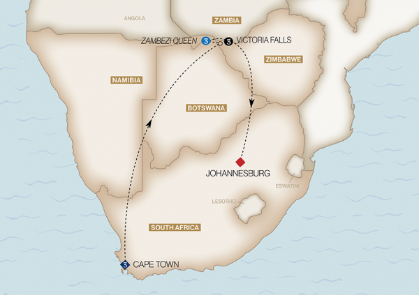Du Cap aux Chutes - 10 jours