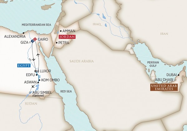 Égypte et Pétra - 16 jours