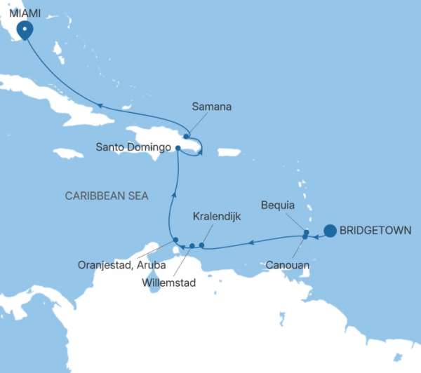 Caraïbes Sud - 13 jours