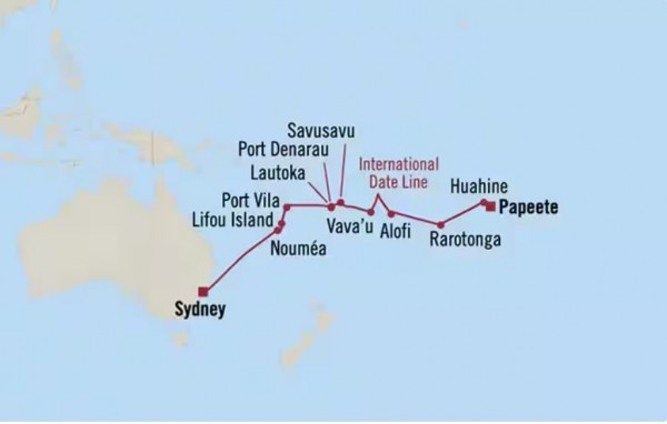 Tahiti à Sydney - 19 jours