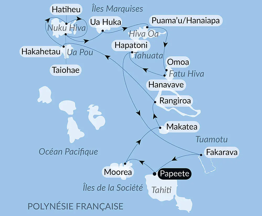 Marquises et Tuamotu - 15 jours