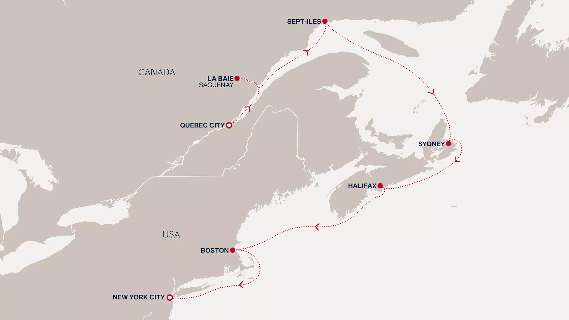 Québec à New York - 11 jours