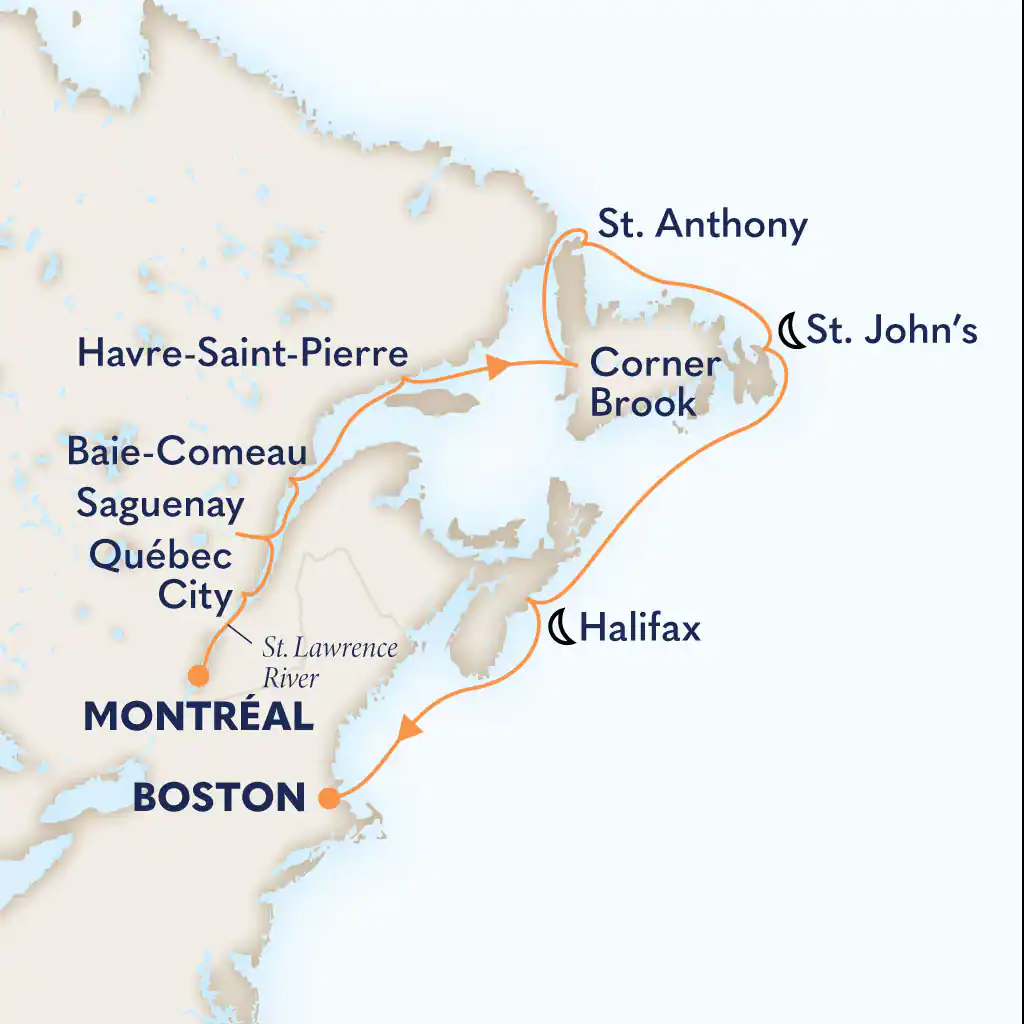 Montréal à Boston - 12 jours